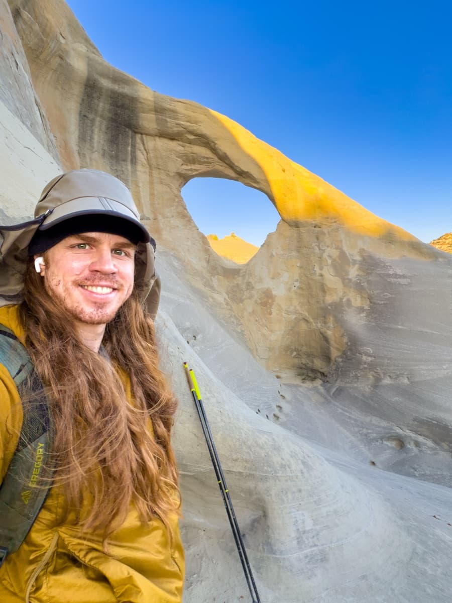 Chase Kaczmarek, the founder of Coggy, in Escalante, Utah